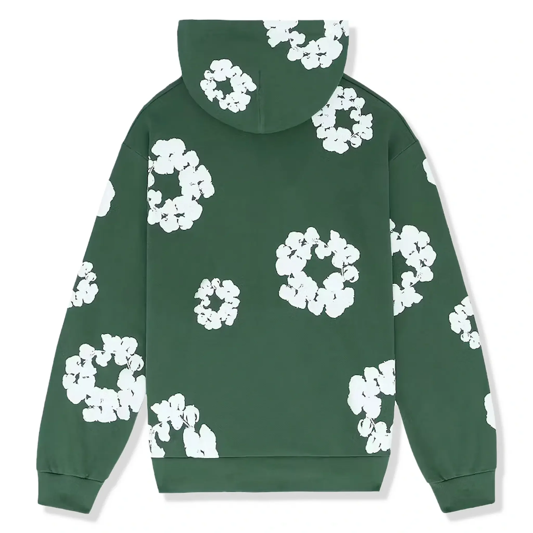 denim tears - the cotton wreath 'green' hoodie