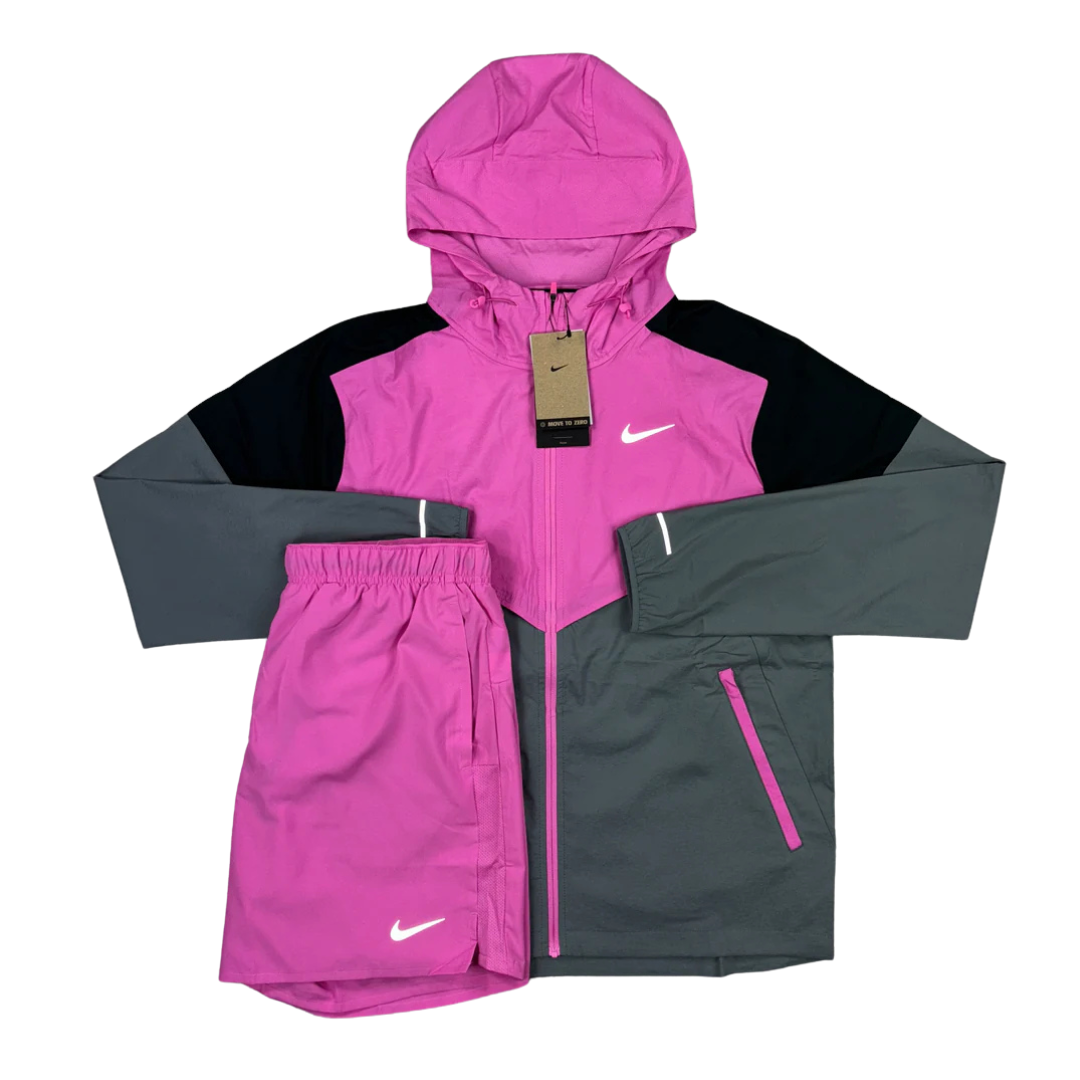 nike uv windbreaker | playful pink / cool grey