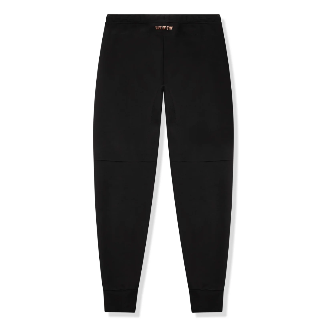 nike x syna world tech fleece sweatpants - black / rose gold