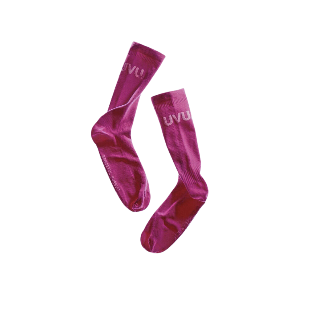 UVU club running socks - pink