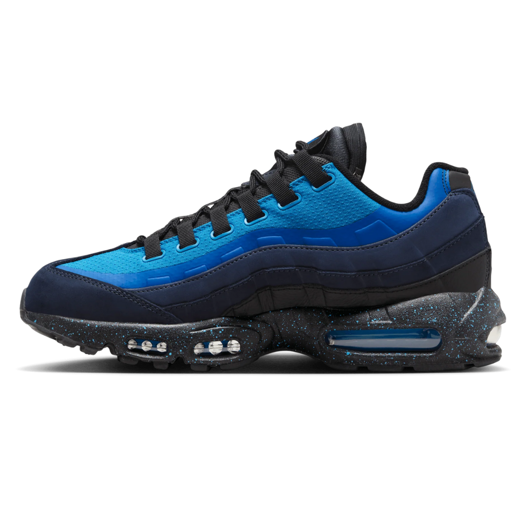 nike air max 95's x stash - obsidian black harbour blue