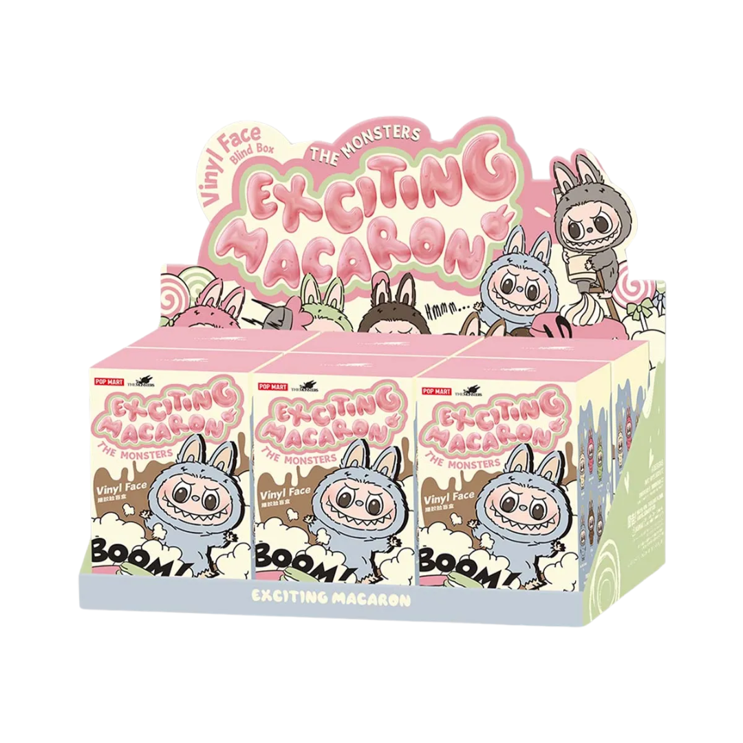 pop-mart labubu the monsters - tasty macaron (one-blind box)