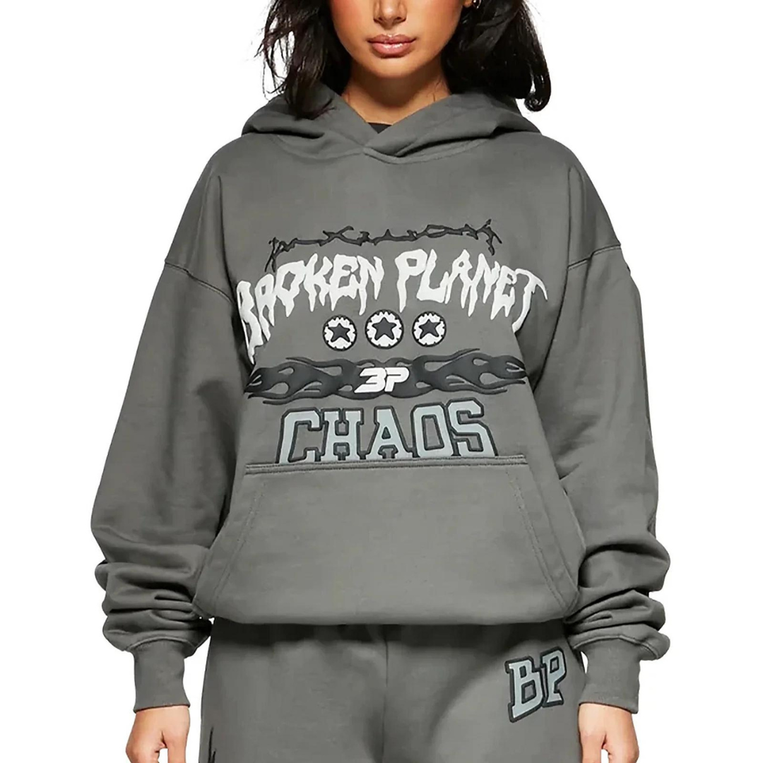 broken planet hoodie 'chaos'