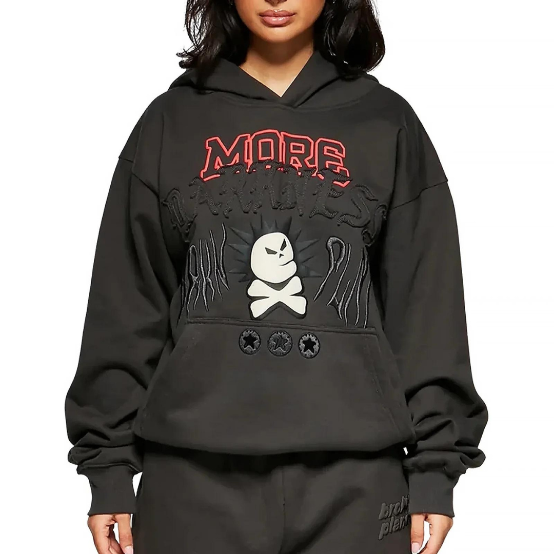 broken planet hoodie 'more darkness'