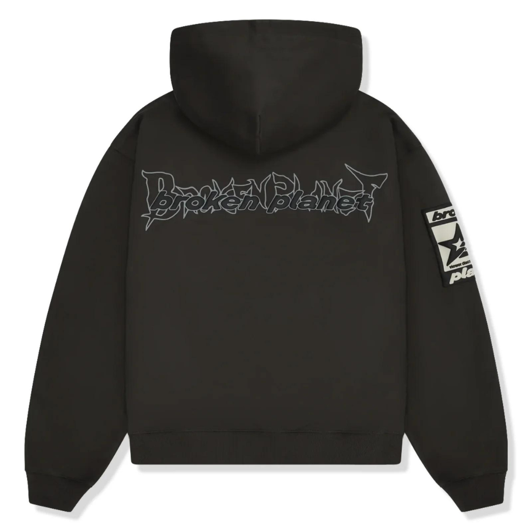 broken planet hoodie 'beware'