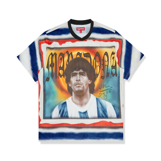 supreme maradona soccer jersey