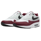 nike air max 1's - dark team red