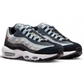 nike air max 95's - wolf grey rugged orange