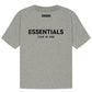 fear of god essentials tee (ss22) - dark heather